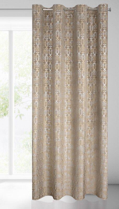 Eurofirany Užuolaidos LAURA / BEIGE + PLN 140X250 TRANS