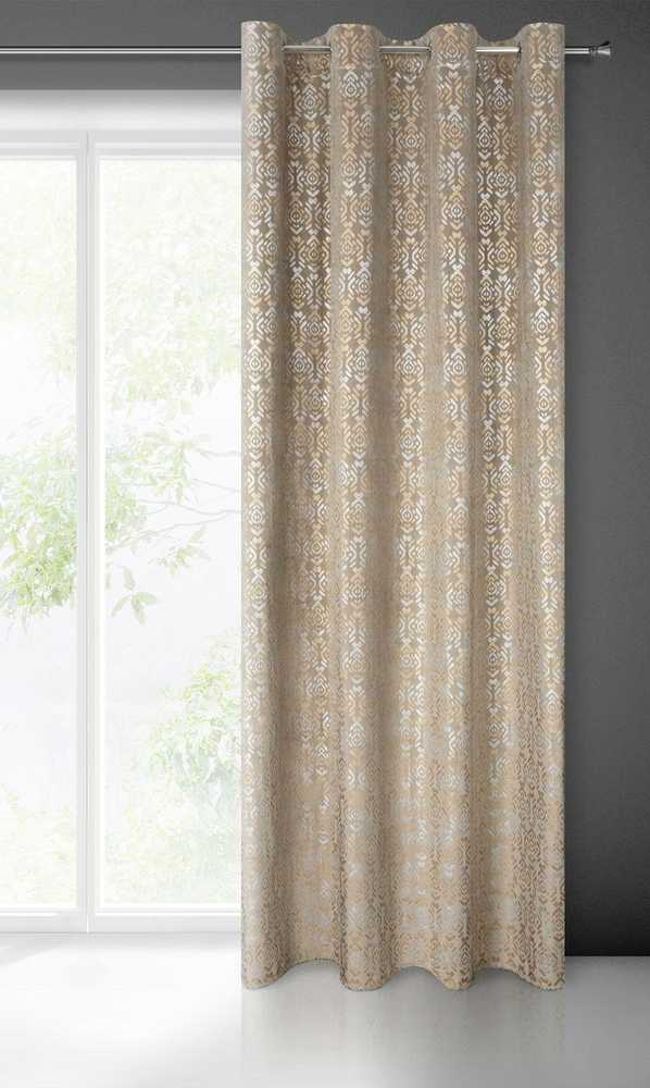 Eurofirany Užuolaidos LAURA / BEIGE + PLN 140X250 TRANS