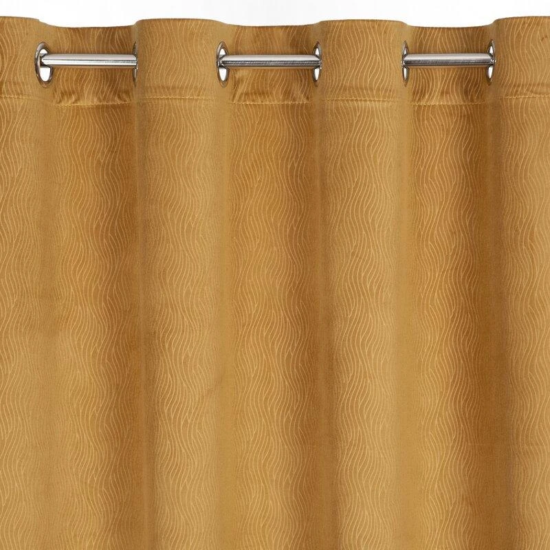 Eurofirany Užuolaidos LILI / GOLD 140X250 TRANS