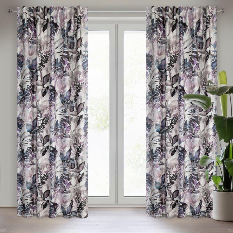 Eurofirany Užuolaidos LILIA / B + VIOL 135X270 T / SZEL