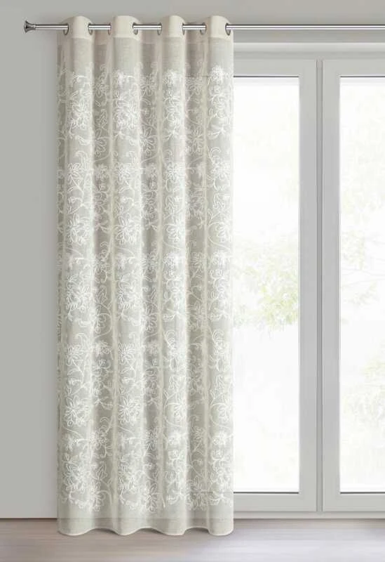 Eurofirany ZAS/LILY/SMĖLIO SPALVOS 140X250 PERSKAITOMA.