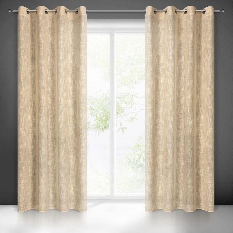 Eurofirany Užuolaidos LIREN / BEIGE 140X250 TRANS