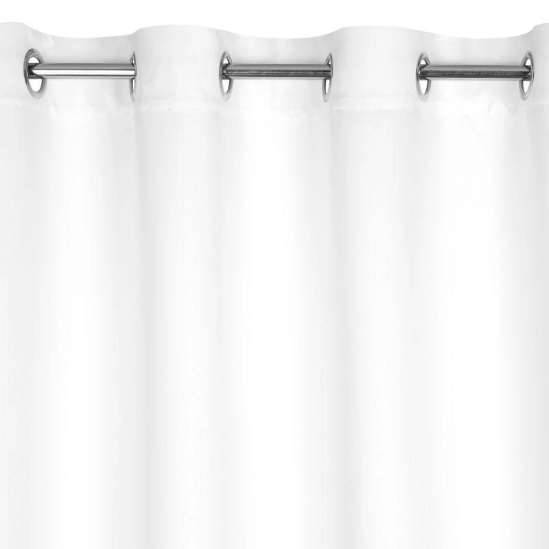 Eurofirany LOGAN blackout tipo temdanti naktinė užuolaida, 140X270 cm, kilpos / žiedai, spalva: balta
