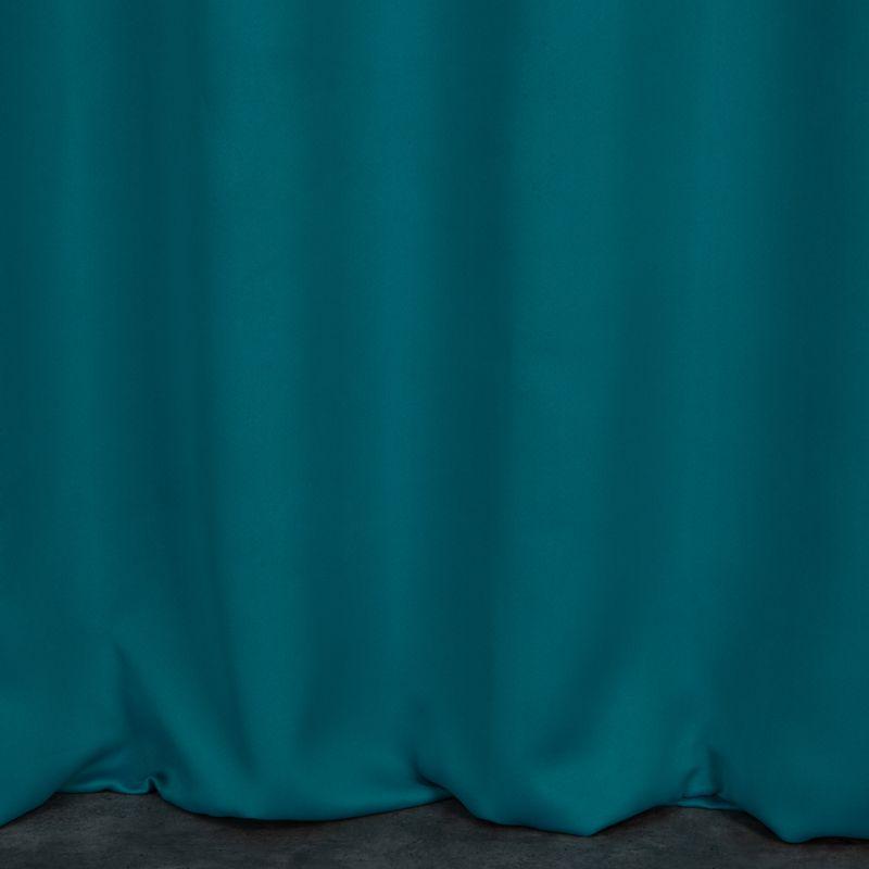 Eurofirany LOGAN blackout tipo temdanti naktinė užuolaida, 135X250 cm, kilpos / žiedai, spalva: turkio