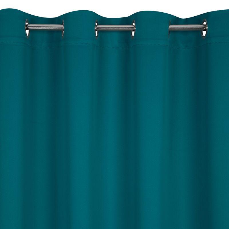 Eurofirany LOGAN blackout tipo temdanti naktinė užuolaida, 135X250 cm, kilpos / žiedai, spalva: turkio aprašymas - Prekės nuotrauka
