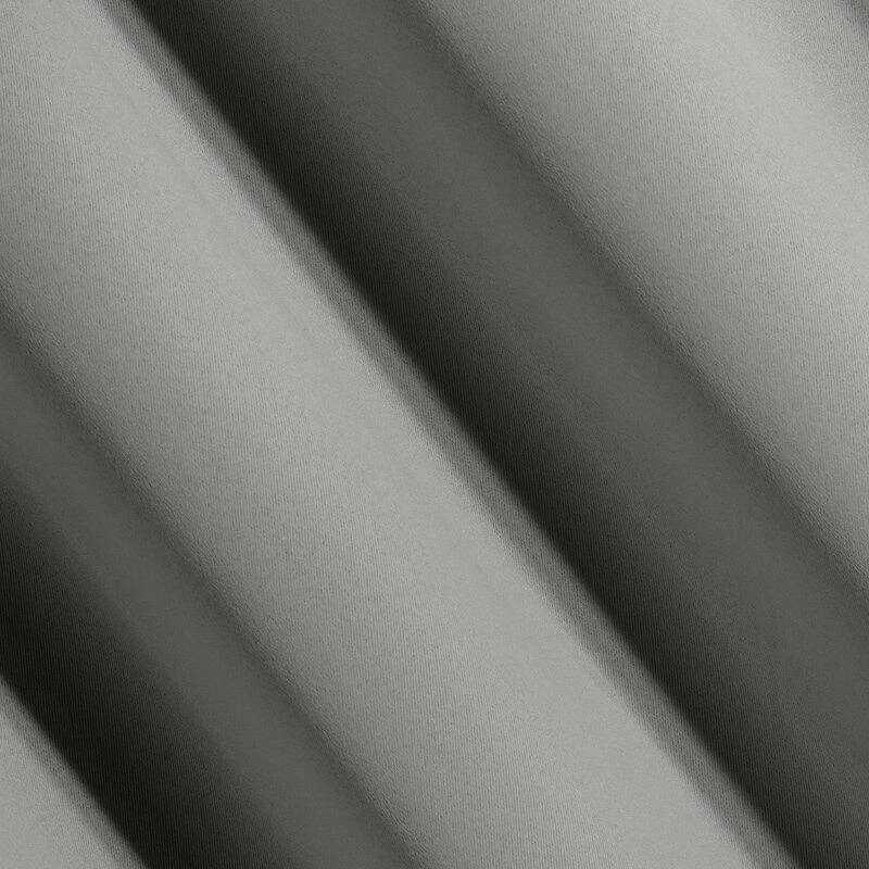 Eurofirany LOGAN blackout tipo temdanti naktinė užuolaida, 135 X 270 cm, juosta / tunelis / kabliukai, spalva: pilka
