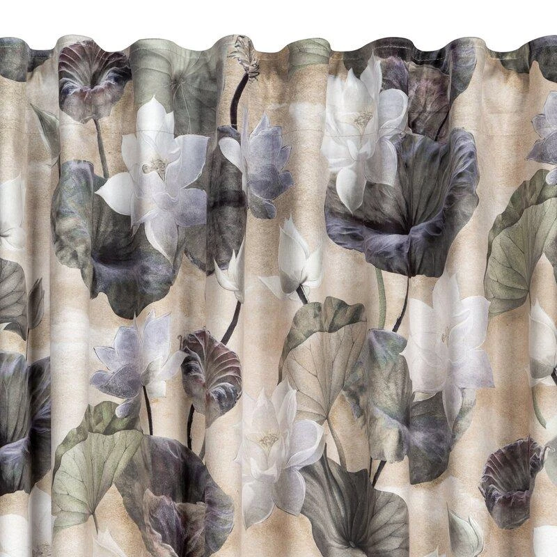 Eurofirany ZAS/LOTOS/BEIGE+ZI 140X270 T/WID
