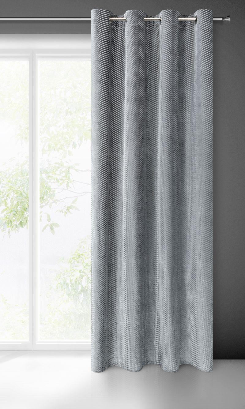 Eurofirany Užuolaidos LUSSI / Plienas 140X250 TRANS