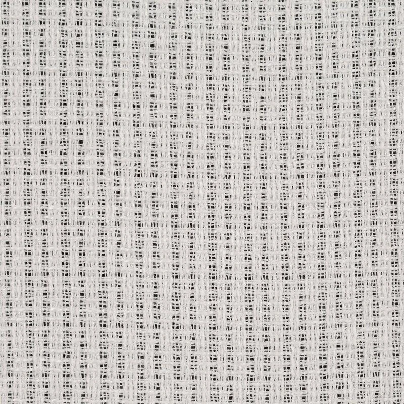 Eurofirany Paruošta užuolaida, balta ekologinio stiliaus langų uždanga, 140x250 cm poliesterio užuolaida, paprastas langų apipavidalinimas