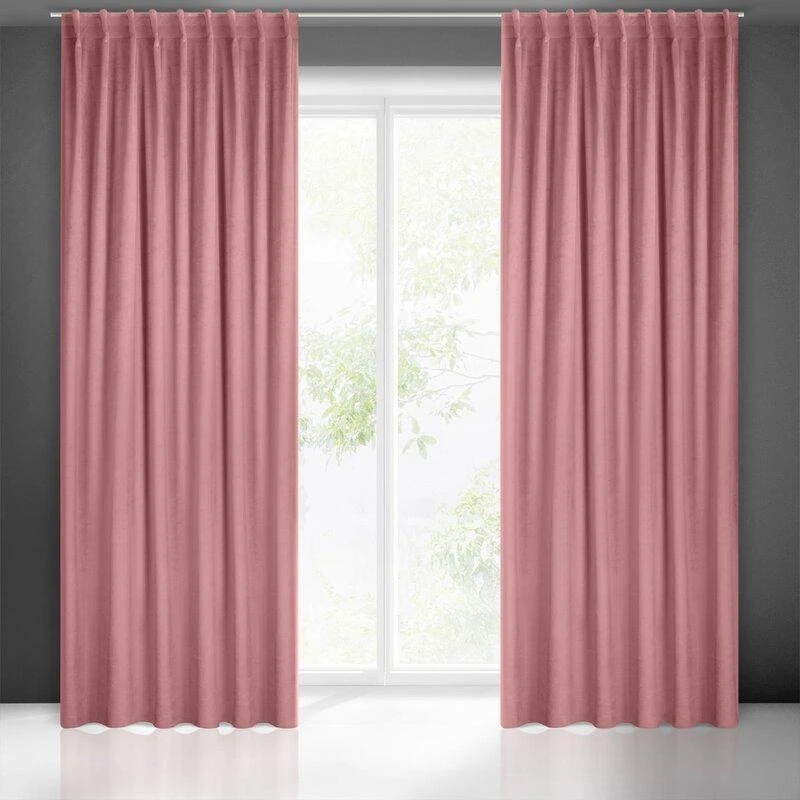Naktinė užuolaida Eurofirany MADLEN 140X300 cm, flex juosta, spalva: pudros