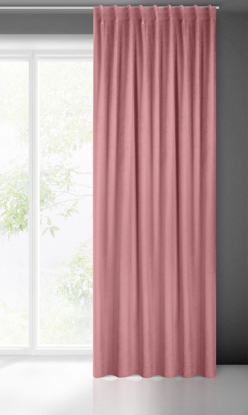 Naktinė užuolaida Eurofirany MADLEN 140X300 cm, flex juosta, spalva: pudros
