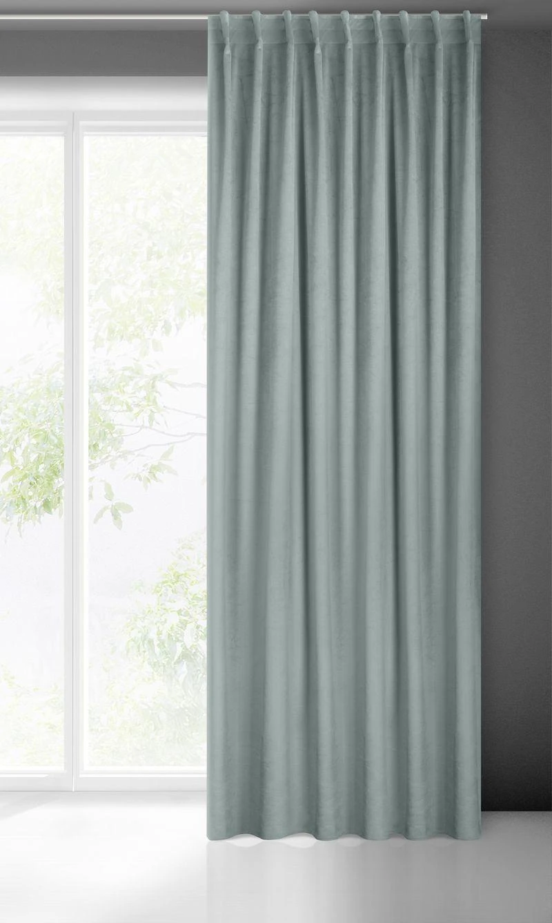 Naktinė užuolaida Eurofirany MADLEN 140X300 cm, flex juosta, spalva: pilka