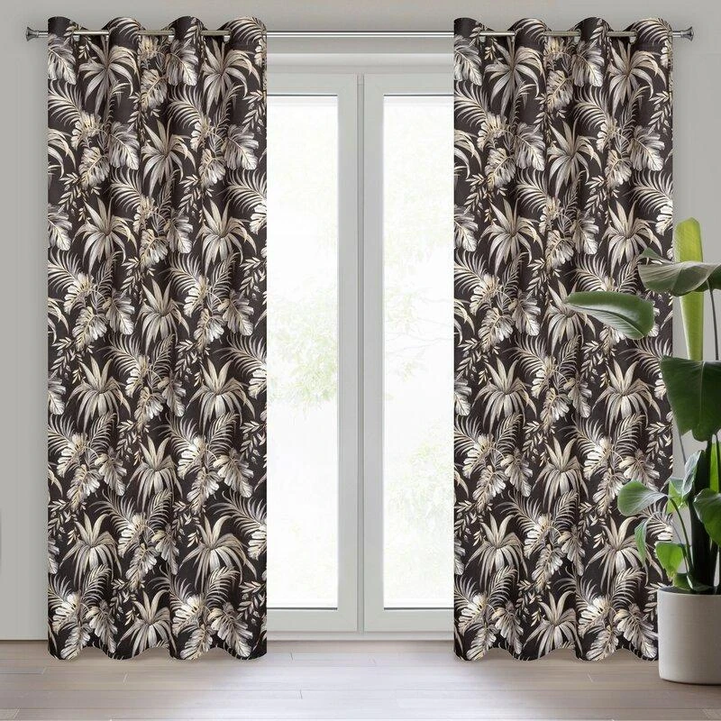 Eurofirany Užuolaidos MAGI / CZA + BEIGE 140X250 TRANS
