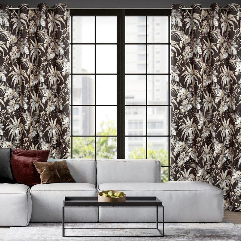 Eurofirany Užuolaidos MAGI / CZA + BEIGE 140X250 TRANS