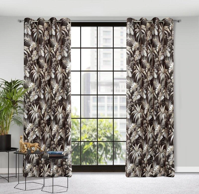 Eurofirany Užuolaidos MAGI / CZA + BEIGE 140X250 TRANS