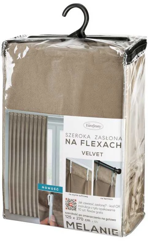 Eurofirany ZAS/MELANIE/C.BE 80X270 FLEX