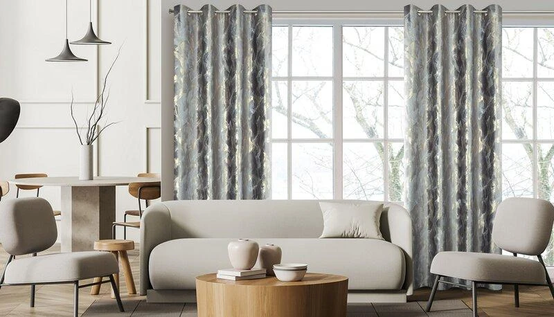 Eurofirany Euro užuolaidos ZAS/MELODY/STAL 140X250 CROSS