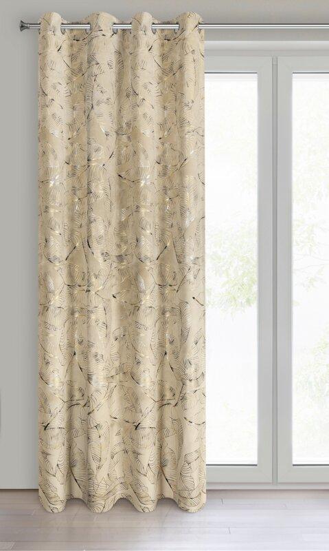 Eurofirany Euro užuolaidos ZAS/ODETA/BE+SZ 135X250 JUNGIKLIS