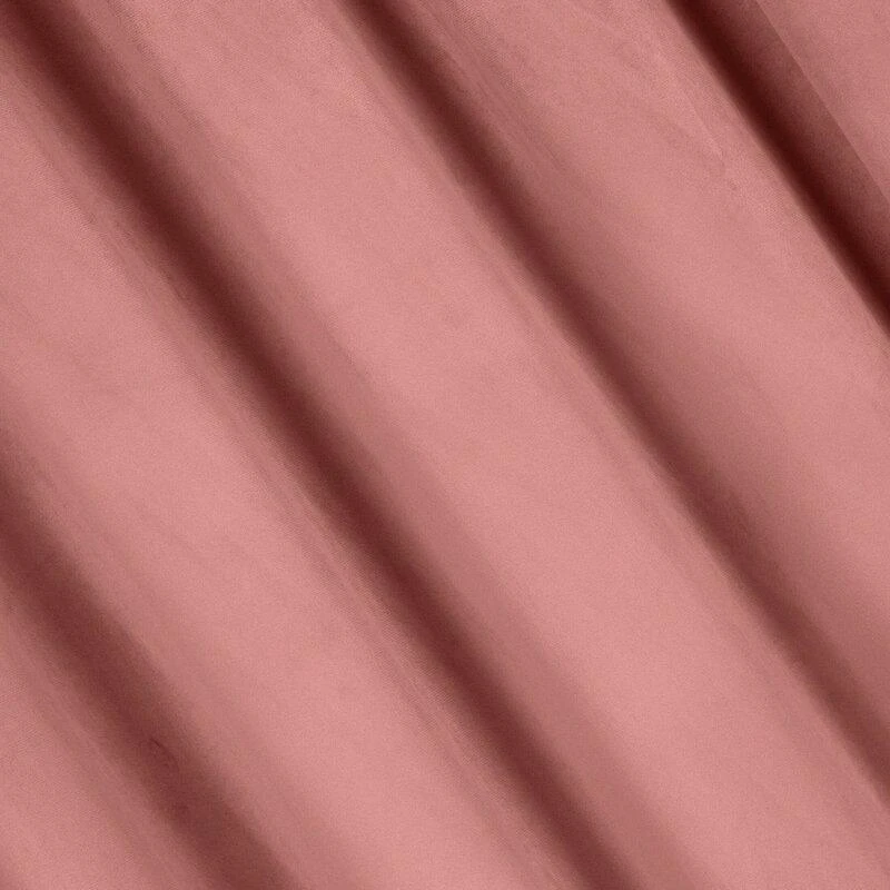 Naktinė užuolaida Eurofirany Pascal iš matinio aksomo, 140 x 300 cm 215 g/m2 , juosta / tunelis / kabliukai, spalva: rožinė