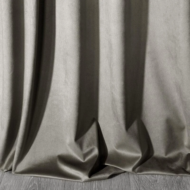 Eurofirany Užuolaida Pierre ruda, žiedai 140x250 cm