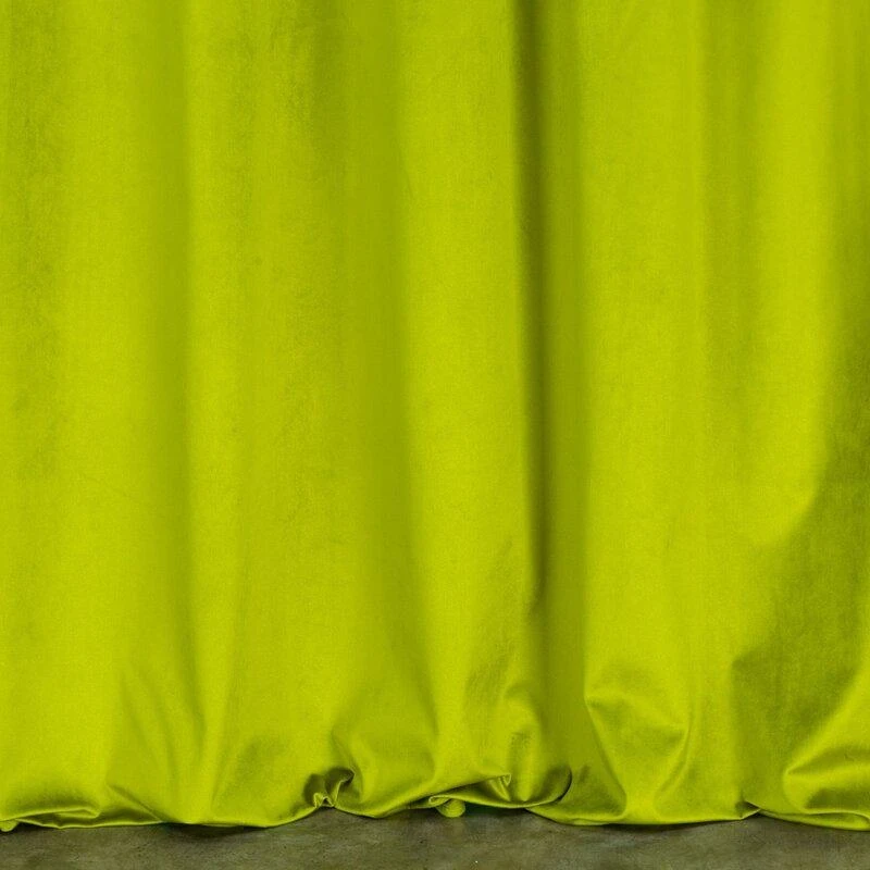 Naktinė užuolaida Eurofirany Pascal iš matinio aksomo, 140 x 300 cm 215 g/m2 , juosta / tunelis / kabliukai, spalva: alyvuogių