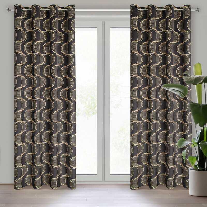 Eurofirany Užuolaidos POLA / CZA + BEIGE 140X250 TRANS