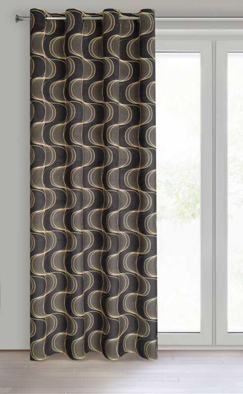 Eurofirany Užuolaidos POLA / CZA + BEIGE 140X250 TRANS