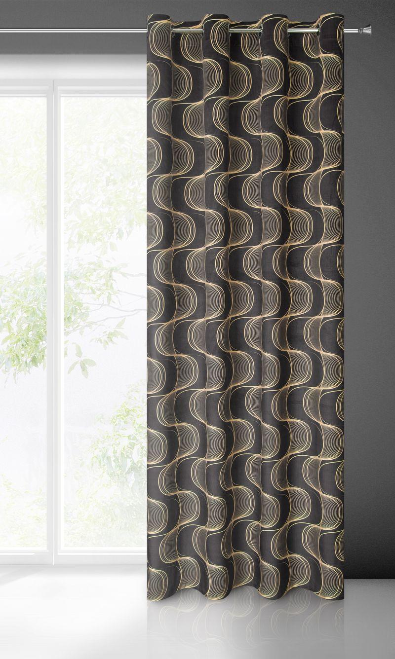 Eurofirany Užuolaidos POLA / CZA + BEIGE 140X250 TRANS
