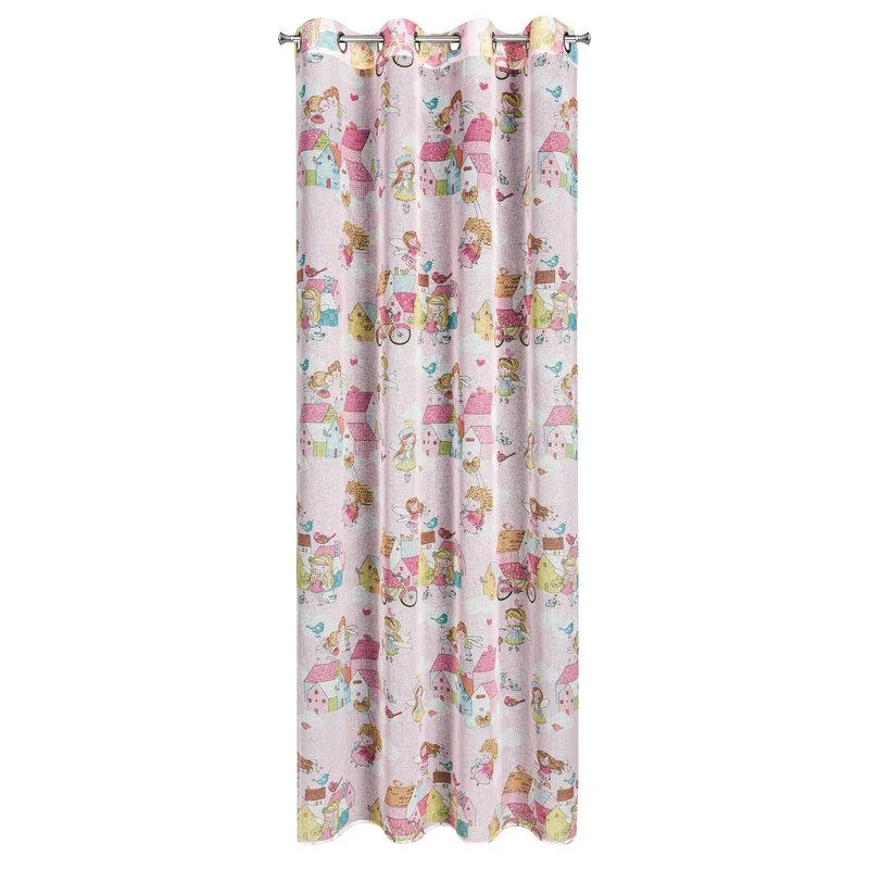 Eurofirany Užuolaidos POLLY / Rožinis 140X250 TRANS