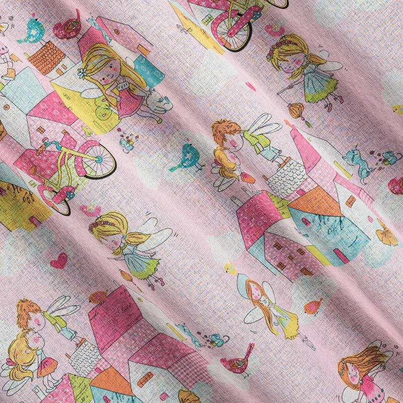 Eurofirany Užuolaidos POLLY / Rožinis 140X250 TRANS