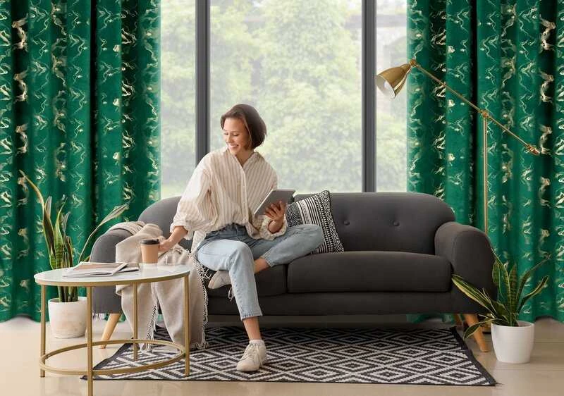 Eurofirany ZAS/RAJA/C.ZI+SZ 140X270 T