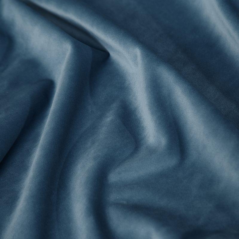 Naktinė užuolaida iš minkšto aksomo Eurofirany DIVA LINE RIA 140X270 cm, juosta/ tunelis/ kabliukai, 300g/m2, spalva: tamsiai mėlyna