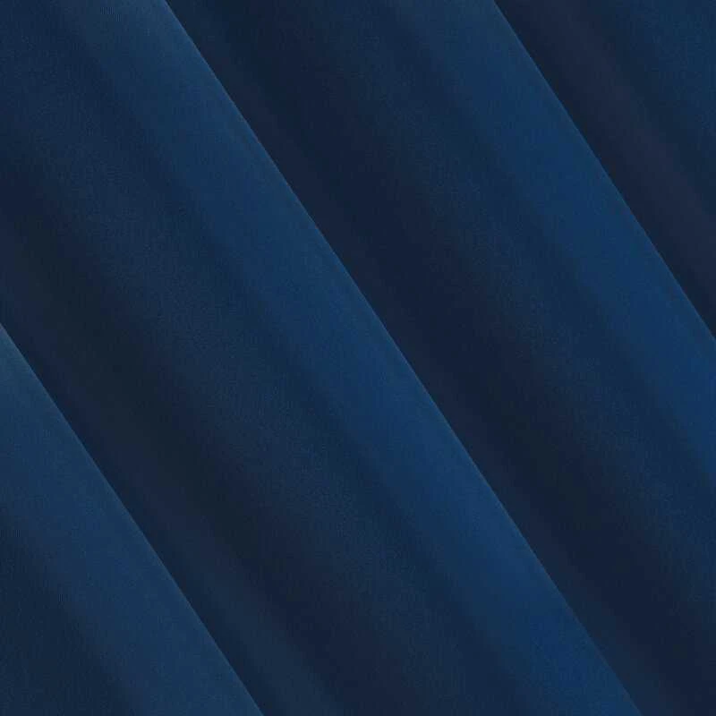 Naktinė užuolaida Eurofirany RITA iš lygaus audinio, 140X250 cm kilpos / ratukai, spalva: tamsiai mėlyna