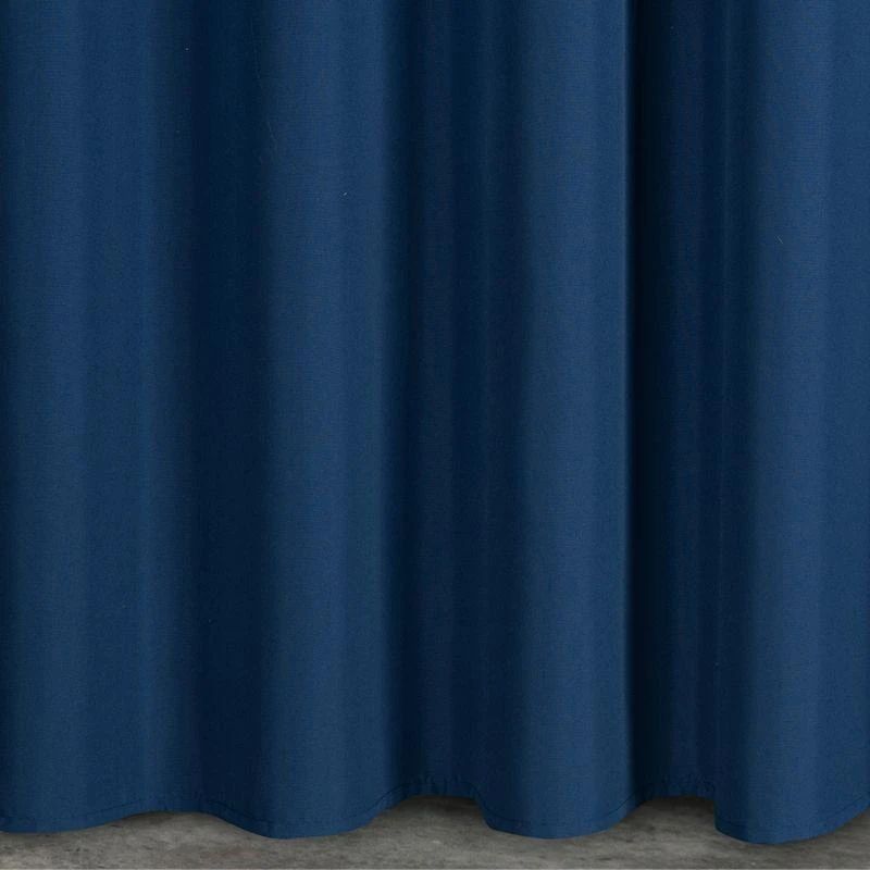 Eurofirany RITA Naktinė užuolaida iš lygaus audinio, 140X270 cm, juosta / tunelis / kabliukai, spalva: mėlyna
