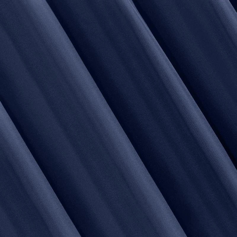 Naktinė užuolaida Eurofirany RITA iš lygaus audinio, 140X250 cm kilpos / ratukai, spalva: mėlyna