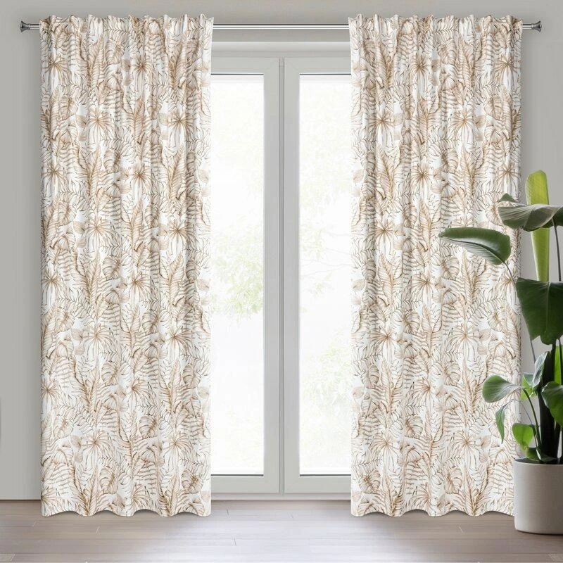 Eurofirany Užuolaidos SABA / B + BEIGE 140X270 T / SZEL