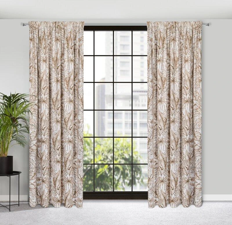 Eurofirany Užuolaidos SABA / B + BEIGE 140X270 T / SZEL