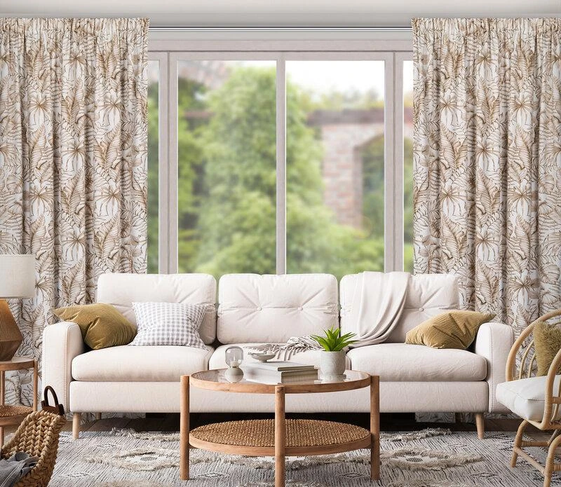 Eurofirany Užuolaidos SABA / B + BEIGE 140X270 T / SZEL