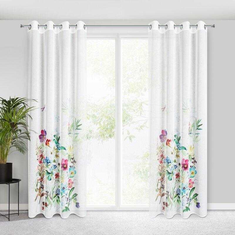 Eurofirany Euro užuolaidos ZAS/SPRING/B+ŽR. 140x250 skersmens