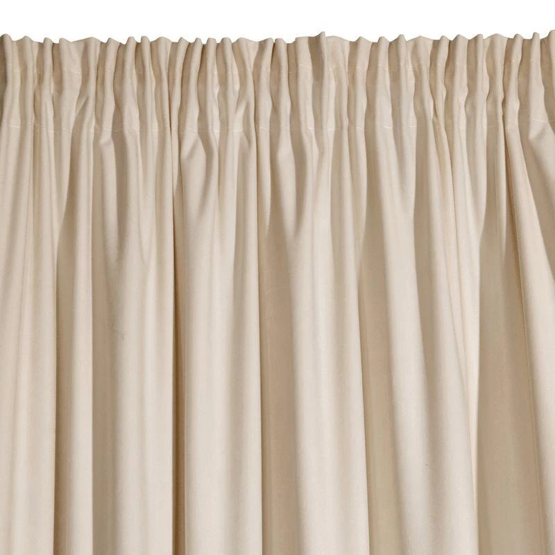 Naktinė užuolaida iš minkšto aksomo Eurofirany DIVA LINE RIA 140X270 cm, juosta/ tunelis/ kabliukai, 300 g/m2, spalva: smėlio