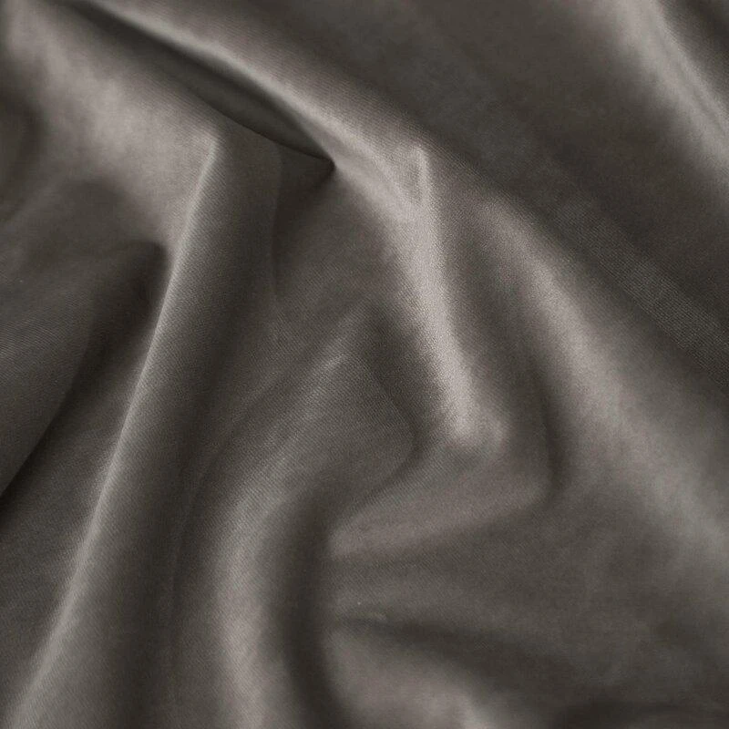 Naktinė užuolaida iš minkšto aksomo Eurofirany DIVA LINE RIA 140X270 cm, juosta/ tunelis/ kabliukai, 300 g/m2, spalva: grafitas