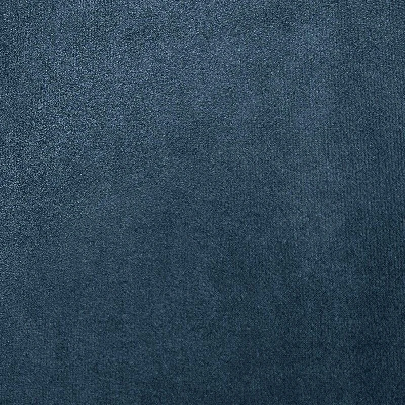 Naktinė užuolaida iš minkšto aksomo Eurofirany DIVA LINE RIA 140X270 cm, juosta/ tunelis/ kabliukai, 300 g/m2, spalva: mėlyna