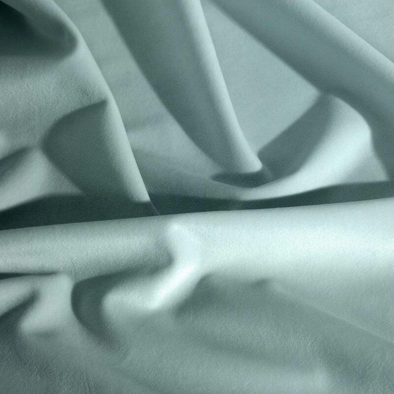 Naktinė užuolaida iš minkšto aksomo Eurofirany DIVA LINE RIA 140X270 cm, juosta/ tunelis/ kabliukai, 300 g/m2, spalva: žydra