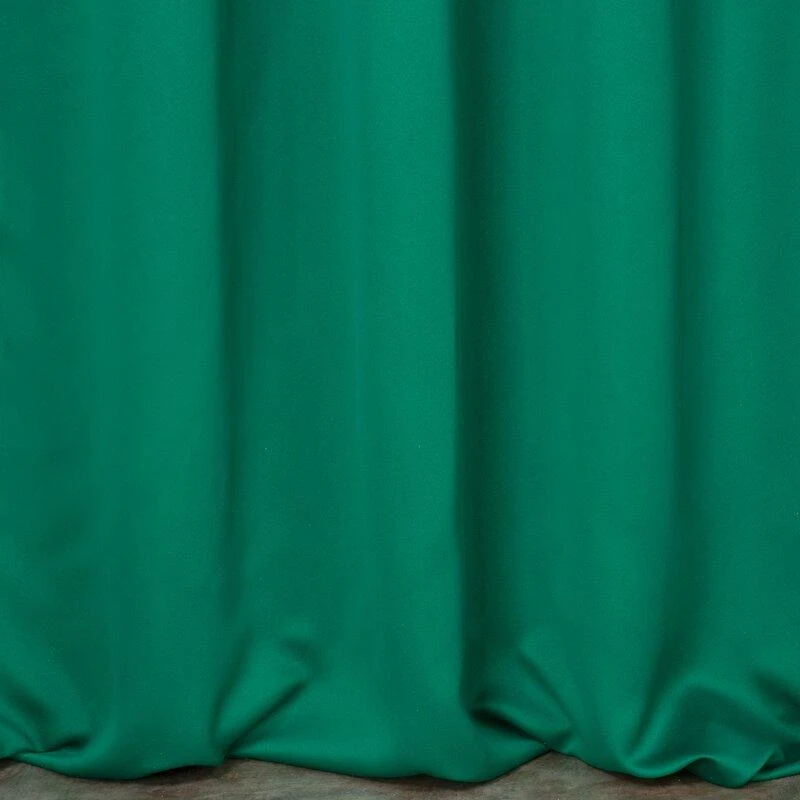 Naktinė užuolaida Eurofirany MILAN iš temdančio blackout tipo audinio, 140X300 cm, spalva: tamsi žalia