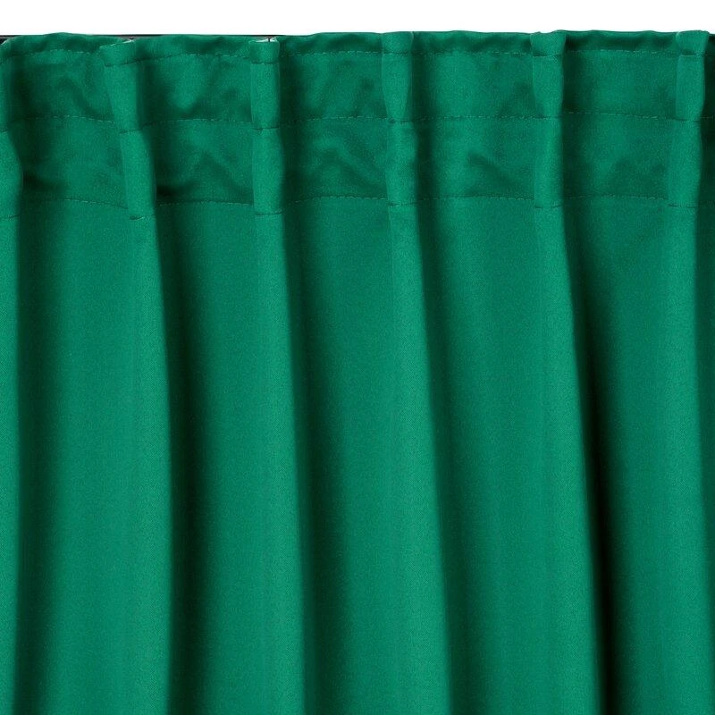 Naktinė užuolaida Eurofirany MILAN iš temdančio blackout tipo audinio, 140X300 cm, spalva: tamsi žalia
