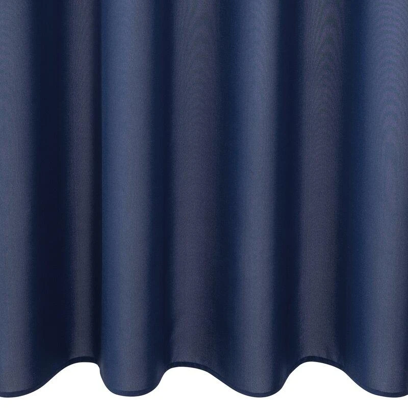 Naktinė užuolaida Eurofirany RITA iš lygaus audinio, 140X250 cm kilpos / ratukai, spalva: mėlyna
