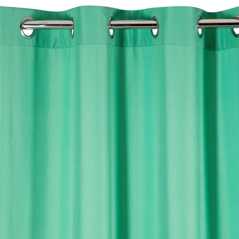 Naktinė užuolaida Eurofirany RITA iš lygaus audinio, 140X250 cm kilpos / ratukai, spalva: mėtinė