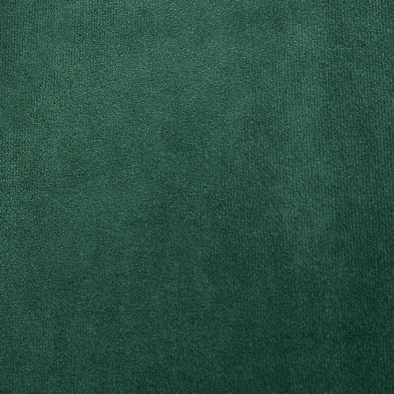 Naktinė užuolaida iš minkšto aksomo Eurofirany DIVA LINE RIA 140X270 cm, juosta/ tunelis/ kabliukai, 300g/m2, spalva: tamsiai žalia