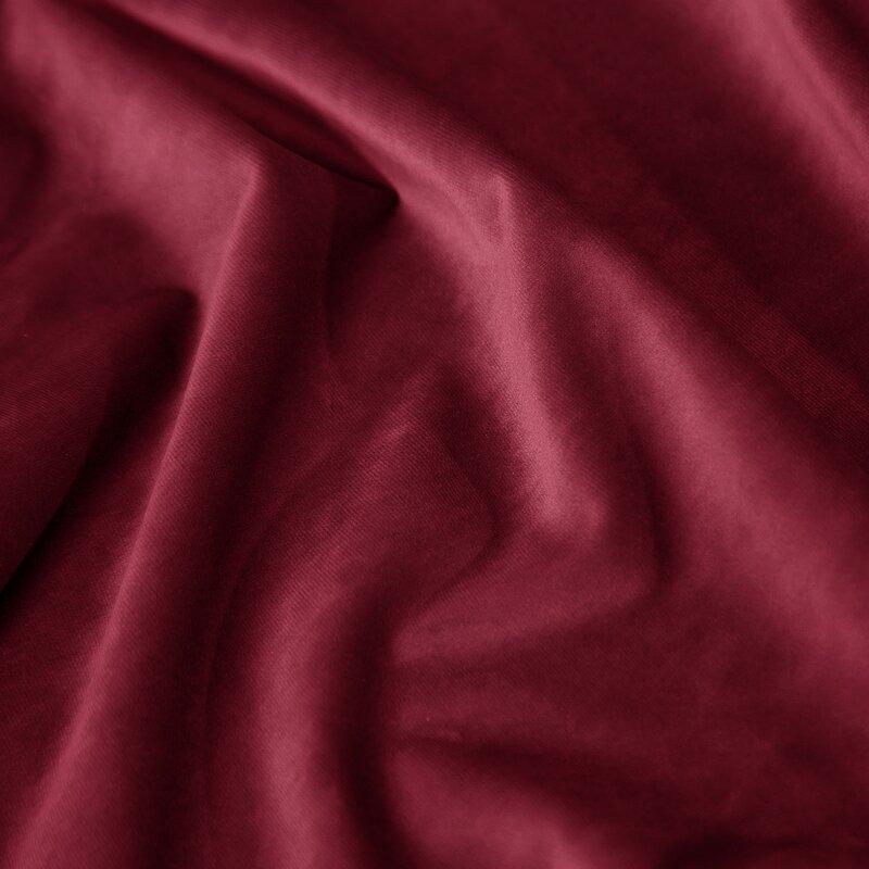 Naktinė užuolaida iš minkšto aksomo Eurofirany DIVA LINE RIA 140X270 cm, juosta/ tunelis/ kabliukai, 300g/m2, spalva: bordo