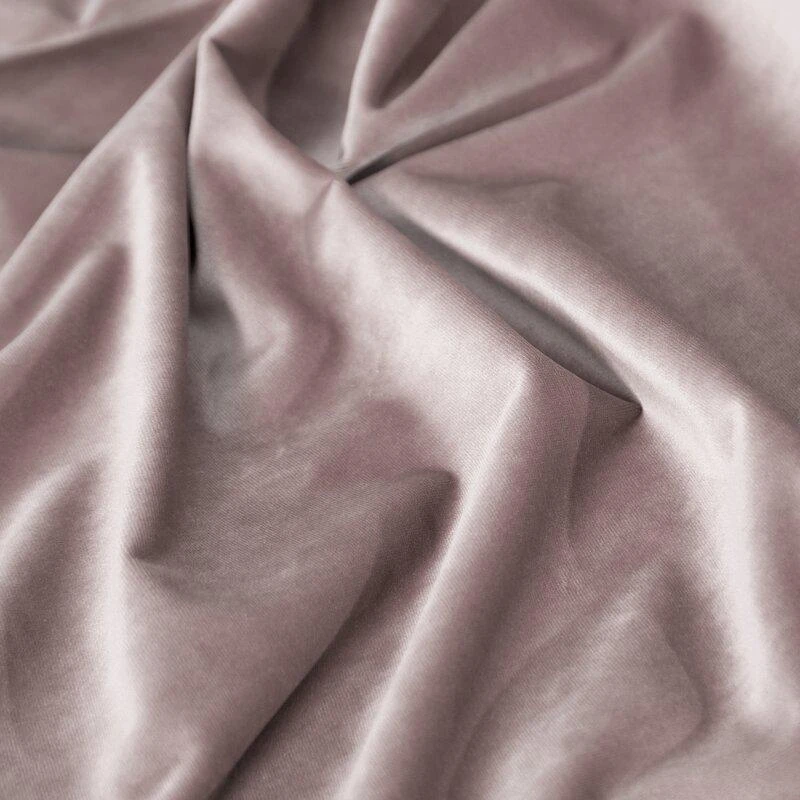 Naktinė užuolaida iš minkšto aksomo Eurofirany DIVA LINE RIA 140X270 cm, juosta/ tunelis/ kabliukai, 300g/m2, spalva: pudros